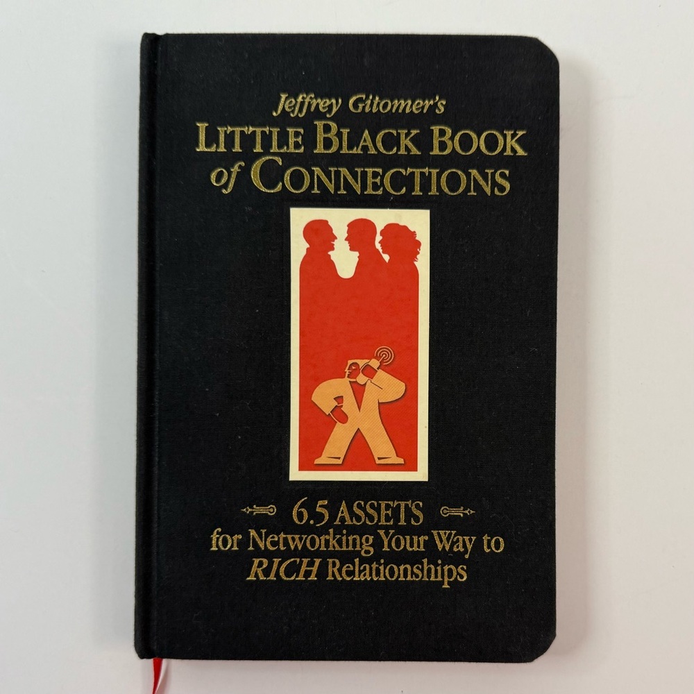 Little Black Book of Connections by Jeffrey Gitomer Hardcover - Relatedionships
